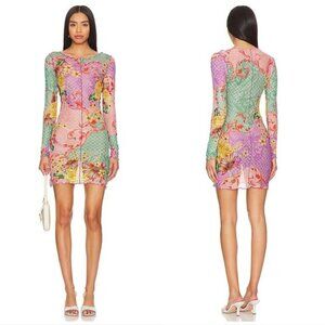 NWT Agua Bendita x Revolve Hadley Mini Dress in Meadow Women's Medium